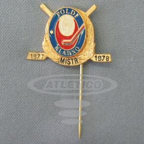 Odznak POLDI mistři 77-78